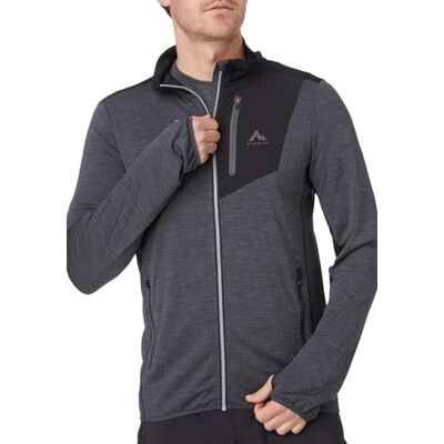 Mc Kinley McKINLEY Thoma Fleece jacka Anthracite/Blacknigh XL Mc Kinley McKINLEY Thoma Fleece jacka Anthracite/Blacknigh XL