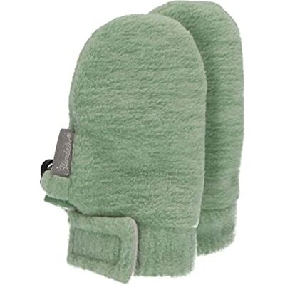 Sterntaler Unisex barn vantar melange handskar, grön, 0 Sterntaler Unisex barn vantar melange handskar, grön, 0