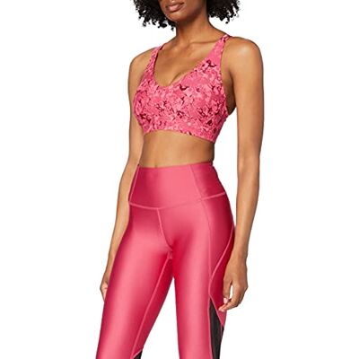 Under Armour Vanishmidy över tryck sportbh för kvinnor Impulse Pink/Tonal XS Under Armour Vanishmidy över tryck sportbh för kvinnor Impulse Pink/Tonal XS