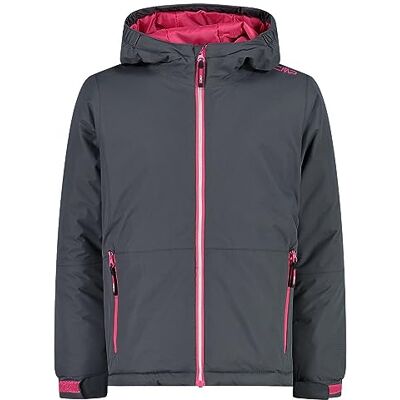 CMP Kid G Unisex Fast Huvjacka Barn Och Tonåringar, Titan, 116 CMP Kid G Unisex Fast Huvjacka Barn Och Tonåringar, Titan, 116