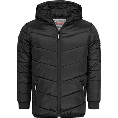 Lonsdale Bryngwyn Jacka för pojkar, svart, 140 cm Lonsdale Bryngwyn Jacka för pojkar, svart, 140 cm