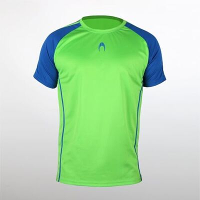 HO Soccer Fotboll T-shirt Akademia grön Rinde till högsta nivå polyester, tillgängliga färger, unisex barn, grön/blå, 14XS HO Soccer Fotboll T-shirt Akademia grön Rinde till högsta nivå polyester, tillgängliga färger, unisex barn, grön/blå, 14XS
