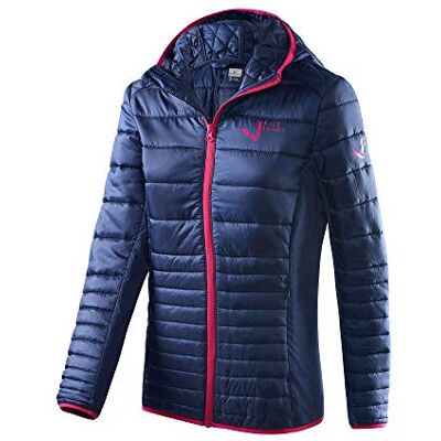 Black Crevice Hybridjacka I Funktionsjacka för Dam Med 2 Fickor Med Dragkedja I Vinter Och Sommar I Turjacka I Isolerad Huvjacka, Blå/Rosa, 42 Black Crevice Hybridjacka I Funktionsjacka för Dam Med 2 Fickor Med Dragkedja I Vinter Och Sommar I Turjacka I Isolerad Huvjacka, Blå/Rosa, 42