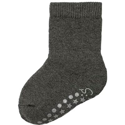 Sterntaler Unisex ABS strumpor enfärgad ull, grå, 22 EU, GRÅ, 22 Sterntaler Unisex ABS strumpor enfärgad ull, grå, 22 EU, GRÅ, 22