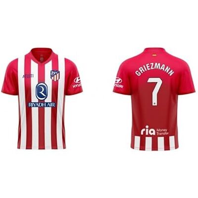 Generic Atm Official Home Jersey 23-24 Junior Griezmann 8 Unisex Vuxen T-shirt Generic Atm Official Home Jersey 23-24 Junior Griezmann 8 Unisex Vuxen T-shirt