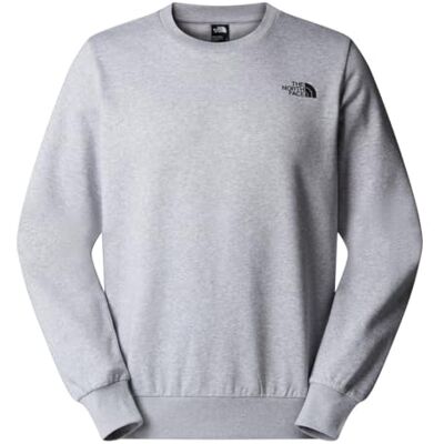 THE NORTH FACE Simple Dome Crew Tröja för män, Tnf Light Grey Heather, XL THE NORTH FACE Simple Dome Crew Tröja för män, Tnf Light Grey Heather, XL