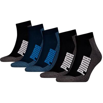 PUMA UNISEX BWT CUSHIONED QUARTER 5P AMAZON, Blå svart, 35/38 EU PUMA UNISEX BWT CUSHIONED QUARTER 5P AMAZON, Blå svart, 35/38 EU