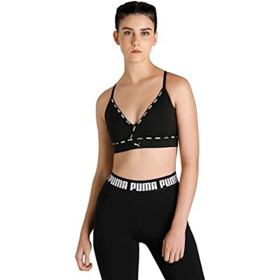 PUMA Dam låginverkan, stark strappy BH underkläder topp PUMA Dam låginverkan, stark strappy BH underkläder topp