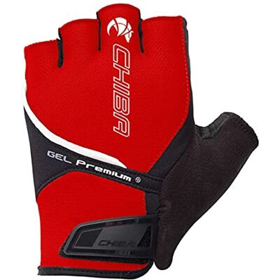 Rio Unisex Gel Premium Handskar, Red, M Rio Unisex Gel Premium Handskar, Red, M