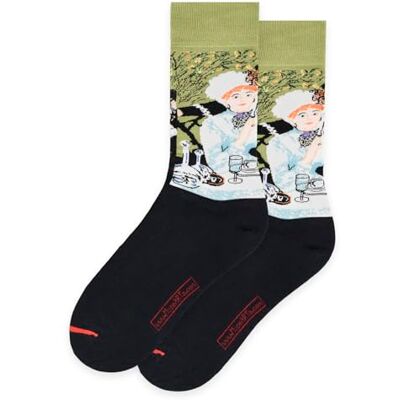 MuseARTa Unisex Auguste Renoir strumpor, Grön, 36-40 MuseARTa Unisex Auguste Renoir strumpor, Grön, 36-40
