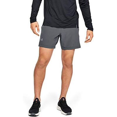 Under Armour Hastighetsficka för män utan ram 7 tum kort kort Pitch Gray/Pitch Gray/Reflective (012) XL Under Armour Hastighetsficka för män utan ram 7 tum kort kort Pitch Gray/Pitch Gray/Reflective (012) XL