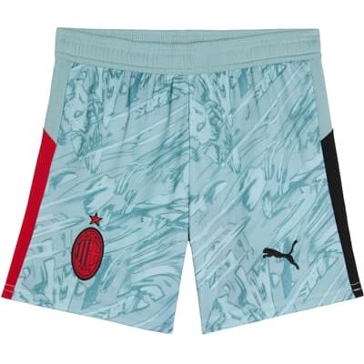 A.C. Milan Gara Målvakt Home Shorts, säsong 2025/2026, fotbollsshorts, officiella produkter, barn, 8 år A.C. Milan Gara Målvakt Home Shorts, säsong 2025/2026, fotbollsshorts, officiella produkter, barn, 8 år