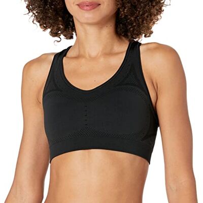 Hanes Sport-BH, sömlös sport-BH, för brottarrygg, måttligt stöd, fukttransporterande, 1 eller 3-pack, XXL Hanes Sport-BH, sömlös sport-BH, för brottarrygg, måttligt stöd, fukttransporterande, 1 eller 3-pack, XXL