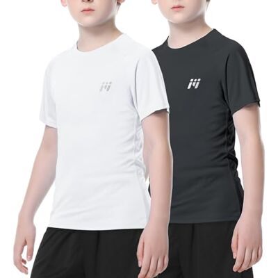 MEETWEE Pojkar Rash Guard Kortärmad Barn Simning Skjorta UV-skydd UPF 50 MEETWEE Pojkar Rash Guard Kortärmad Barn Simning Skjorta UV-skydd UPF 50