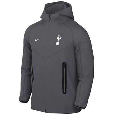 NIKE jacka Tottenham Hotspur herr sportkläder Tech Flc Fz Wr Jktc, mörkgrå/vit, FZ4246-021, L NIKE jacka Tottenham Hotspur herr sportkläder Tech Flc Fz Wr Jktc, mörkgrå/vit, FZ4246-021, L