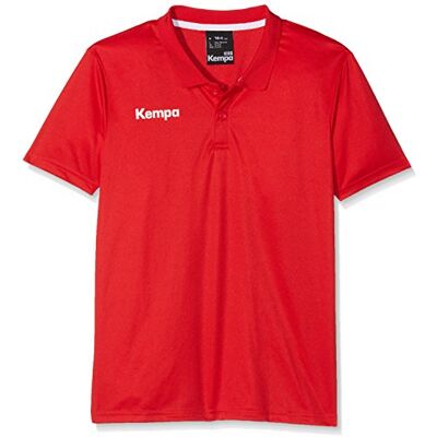 Kempa pojkar poly-polo tröja, röd (röd), storlek 164 Kempa pojkar poly-polo tröja, röd (röd), storlek 164