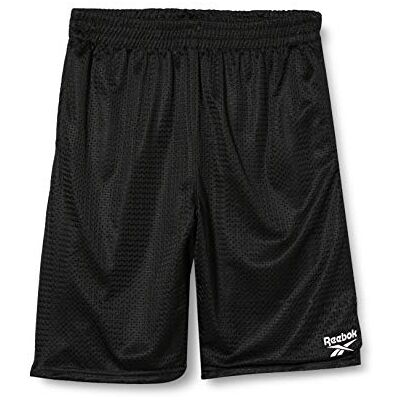 Reebok flicka pantalon corto stor poly dbl mesh korta byxor, svart, M Reebok flicka pantalon corto stor poly dbl mesh korta byxor, svart, M