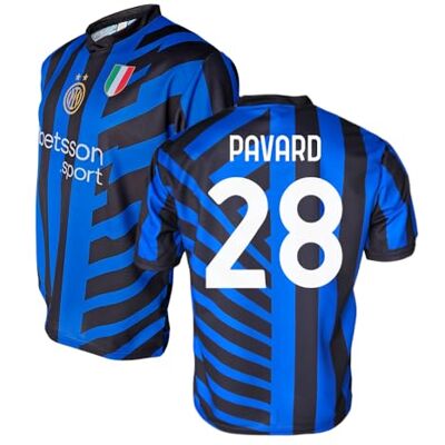 Inter Personlig 2024/2025 Home tröja med namn och nummer, officiell replikering, blå, svart, 100% polyester, vuxen och barn. Perfekt för alla svarta fans Inter Personlig 2024/2025 Home tröja med namn och nummer, officiell replikering, blå, svart, 100% polyester, vuxen och barn. Perfekt för alla svarta fans