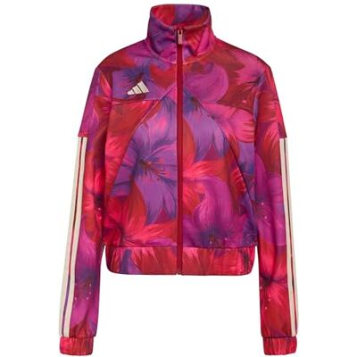 adidas Kobiety x FARM RIO HOUSE OF TIRO TRACK TOP, bahia magenta/active maroon/Crystal Linen, XS adidas Kobiety x FARM RIO HOUSE OF TIRO TRACK TOP, bahia magenta/active maroon/Crystal Linen, XS