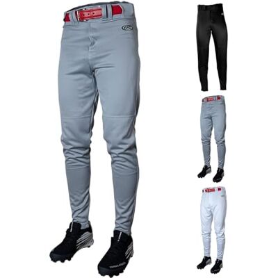 Rawlings LAUNCH SERIES Jogger Baseball Pants Adult Large Grey Rawlings LAUNCH SERIES Jogger Baseball Pants Adult Large Grey