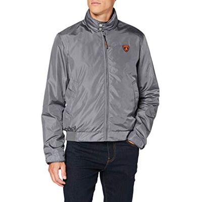 Lamborghini Damm Hooded Vindjacka Män, Timmelgrå, 52 Lamborghini Damm Hooded Vindjacka Män, Timmelgrå, 52