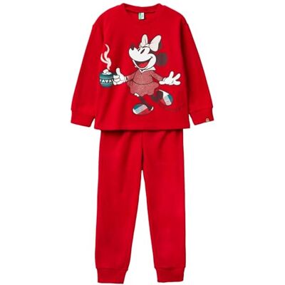 United Pig(Jersey+Pant) 3I470P09M pyjamasset, röd, S för flickor United Pig(Jersey+Pant) 3I470P09M pyjamasset, röd, S för flickor