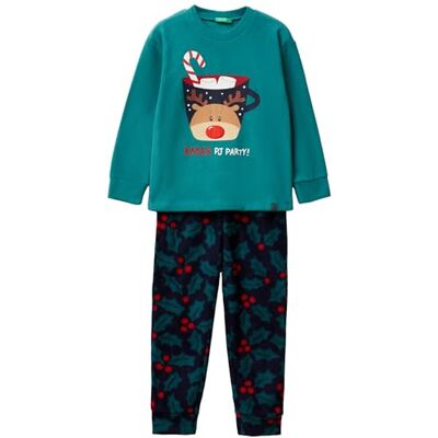 United Pig(Jersey+Pant) 3I470P09H pyjamasset, grön, M barn United Pig(Jersey+Pant) 3I470P09H pyjamasset, grön, M barn