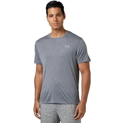 Under Armour Launch Splatter TEE, Titan Gray/Castlerock/Reflective, MD, Titan grå/Castlerock/reflekterande, M/L Under Armour Launch Splatter TEE, Titan Gray/Castlerock/Reflective, MD, Titan grå/Castlerock/reflekterande, M/L