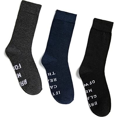 Koton män bokstavsstrumpor med tryck, Svart (999), one size Koton män bokstavsstrumpor med tryck, Svart (999), one size