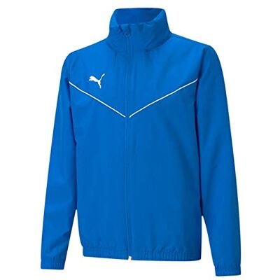 PUMA Teamrise All Weather Jkt Jr vindjacka Electric Blue Lemonade 116 PUMA Teamrise All Weather Jkt Jr vindjacka Electric Blue Lemonade 116