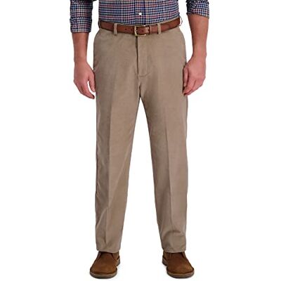 Haggar herr Corduroy Classic Fit Flat Front Expandable Waistband Pant underbyxor Haggar herr Corduroy Classic Fit Flat Front Expandable Waistband Pant underbyxor