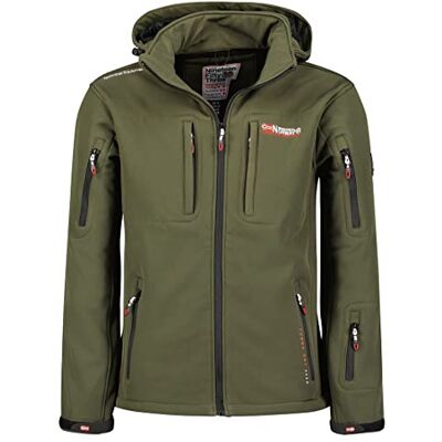 Geographical Norway Tunarama – vattentät softshelljacka med huva för män, utomhusjacka, taktisk vindjacka, slitstark, vandringsjacka, höst, vinter, vår (kaki, XL), kaki, XL Geographical Norway Tunarama – vattentät softshelljacka med huva för män, utomhusjacka, taktisk vindjacka, slitstark, vandringsjacka, höst, vinter, vår (kaki, XL), kaki, XL