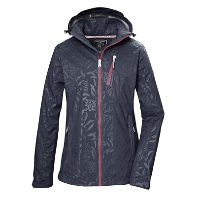 Killtec damskaljacka/utomhusjacka med dragkedja huva KOS 122 WMN SFTSHLL JCKT FLORAL, nattblå, 46, 42846-000 Killtec damskaljacka/utomhusjacka med dragkedja huva KOS 122 WMN SFTSHLL JCKT FLORAL, nattblå, 46, 42846-000