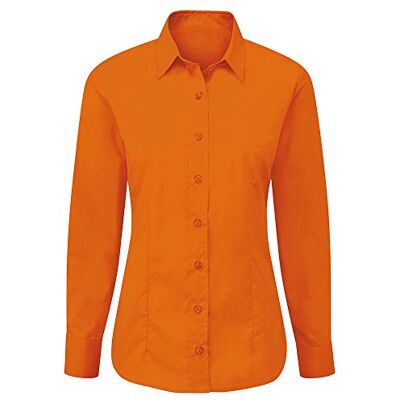 Alexandra STC-NF90OR-26 Lättskött långärmad damtröja, enfärgad, 65% polyester/35% bomull, storlek 26, orange Alexandra STC-NF90OR-26 Lättskött långärmad damtröja, enfärgad, 65% polyester/35% bomull, storlek 26, orange