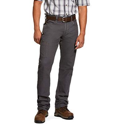 ARIAT Men’s Rebar M4 Low Rise DuraStretch Made Tough Stackable Straight Leg Pant ARIAT Men’s Rebar M4 Low Rise DuraStretch Made Tough Stackable Straight Leg Pant