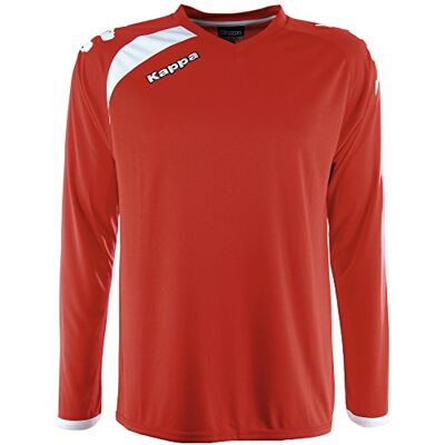 Kappa Pavie LS tröja fotboll, unisex vuxna, unisex – vuxna, Pavie LS, röd Kappa Pavie LS tröja fotboll, unisex vuxna, unisex – vuxna, Pavie LS, röd