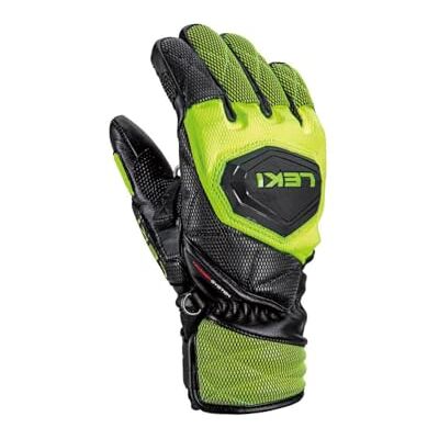 LEKI ToalettR Venom 3D-handskar, svart ice, citron 5 LEKI ToalettR Venom 3D-handskar, svart ice, citron 5