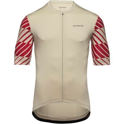 GORE WEAR - Swiftride Optical - Beige - Röd - Cykeltröja GORE WEAR - Swiftride Optical - Beige - Röd - Cykeltröja