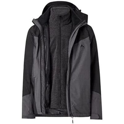 Mc Kinley McKINLEY Tessi Dubbel jacka Anthracite/Black Nig 3XL Mc Kinley McKINLEY Tessi Dubbel jacka Anthracite/Black Nig 3XL