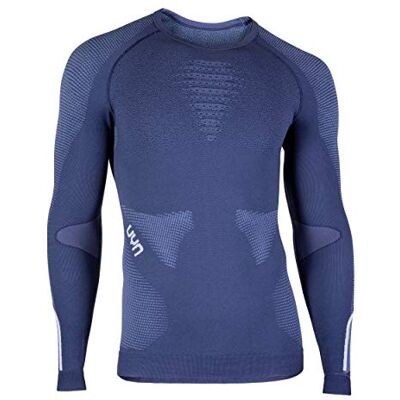 UYN män man Ambityon Uw Lg_sl. Funktionell tröja Deep Blue/Avio/White S/M UYN män man Ambityon Uw Lg_sl. Funktionell tröja Deep Blue/Avio/White S/M