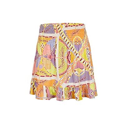 O'Neill Lilia Smocked Skirt Kjol, 32013 Yellow Scarf Print, Vanlig Dam, 32013 Yellow Scarf Print, S-M O'Neill Lilia Smocked Skirt Kjol, 32013 Yellow Scarf Print, Vanlig Dam, 32013 Yellow Scarf Print, S-M