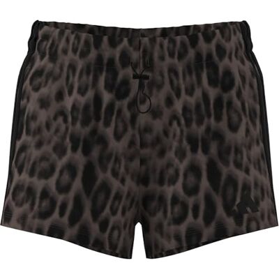 adidas Kobiety Seasonal Essentials Leopard Print Woven Shorts with 3-Stripes, MULTICOLOR/earth strata, M adidas Kobiety Seasonal Essentials Leopard Print Woven Shorts with 3-Stripes, MULTICOLOR/earth strata, M