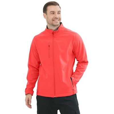 MISEMIYA Professionell softshell vinterjacka för män softshell arbetsjacka. Ref: 6432, Röd, M MISEMIYA Professionell softshell vinterjacka för män softshell arbetsjacka. Ref: 6432, Röd, M