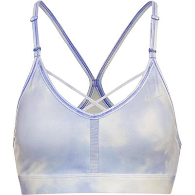 NIKE Dam Indy Icnslsh Strappy Sky BH, Ljustjocklek/vit, XL NIKE Dam Indy Icnslsh Strappy Sky BH, Ljustjocklek/vit, XL