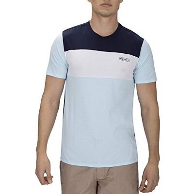 Hurley Dri-fit Blocked S/S Stickat för män Hurley Dri-fit Blocked S/S Stickat för män