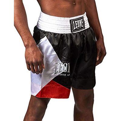 LEONE 1947 FIGHTER LIFE BOXING SHORTS black/XXL AB211 LEONE 1947 FIGHTER LIFE BOXING SHORTS black/XXL AB211
