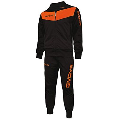 Givova herr visirträning, flerfärgad (svart/orange fluo), 2XS Givova herr visirträning, flerfärgad (svart/orange fluo), 2XS