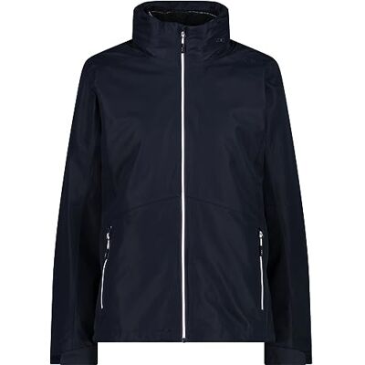 CMP Damjacka med dragkedja huva avtagbar insida. Jacket, kvinna, svart blå, 40 CMP Damjacka med dragkedja huva avtagbar insida. Jacket, kvinna, svart blå, 40