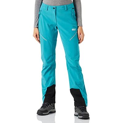 Jack Wolfskin Gravity Slope Byxor, Kvinnor, Dark Cyan, M Jack Wolfskin Gravity Slope Byxor, Kvinnor, Dark Cyan, M