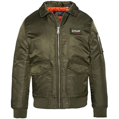 Schott NYC 210100b Jacka Barn och tonåringar, Army Kaki, 8 anni Schott NYC 210100b Jacka Barn och tonåringar, Army Kaki, 8 anni